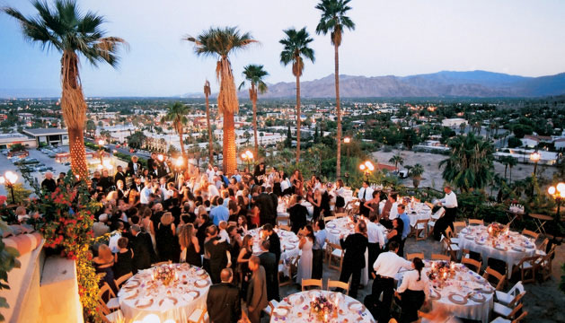 Palm Springs Outdoor Wedding Location at The Historic Palm Springs Inn